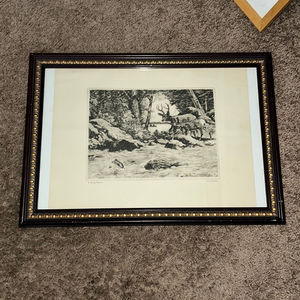 Original signed limited etching‎ R.H. Paleske 
“A Bit Of Heaven”